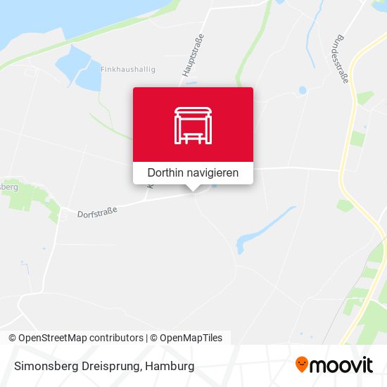 Simonsberg Dreisprung Karte