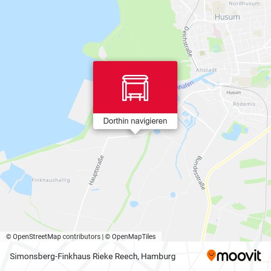 Simonsberg-Finkhaus Rieke Reech Karte
