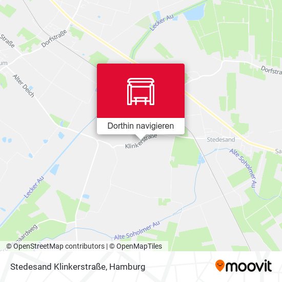 Stedesand Klinkerstraße Karte