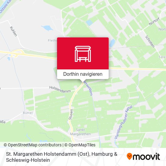 St. Margarethen Holstendamm (Ost) Karte