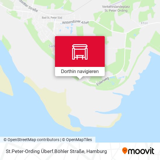 St.Peter-Ording Überf.Böhler Straße Karte