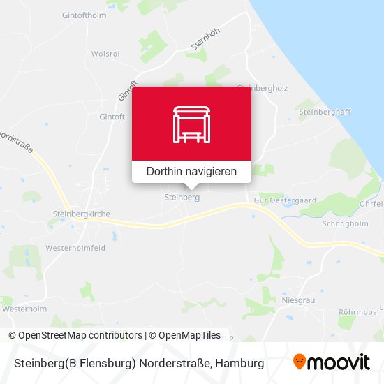 Steinberg(B Flensburg) Norderstraße Karte