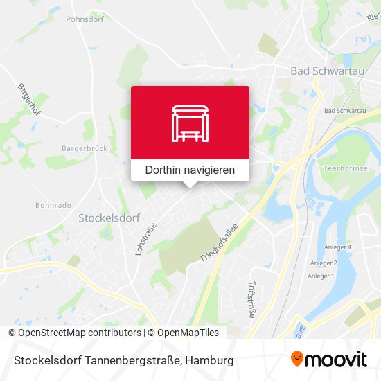 Stockelsdorf Tannenbergstraße Karte