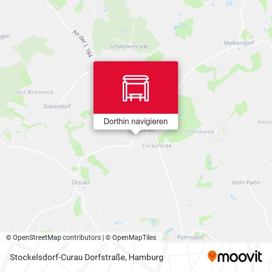 Stockelsdorf-Curau Dorfstraße Karte