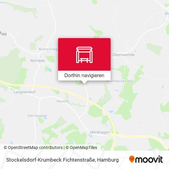 Stockelsdorf-Krumbeck Fichtenstraße Karte