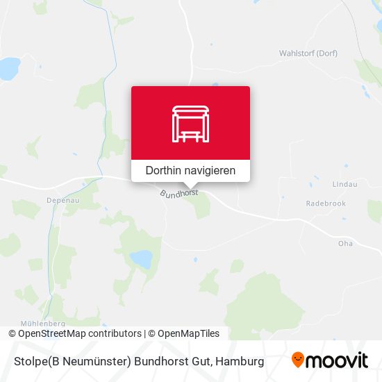 Stolpe(B Neumünster) Bundhorst Gut Karte
