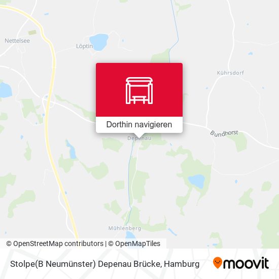 Stolpe(B Neumünster) Depenau Brücke Karte