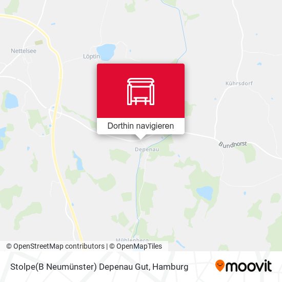 Stolpe(B Neumünster) Depenau Gut Karte