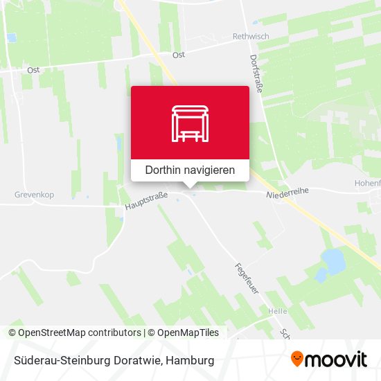 Süderau-Steinburg Doratwie Karte