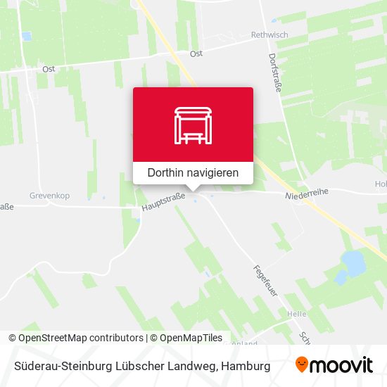 Süderau-Steinburg Lübscher Landweg Karte