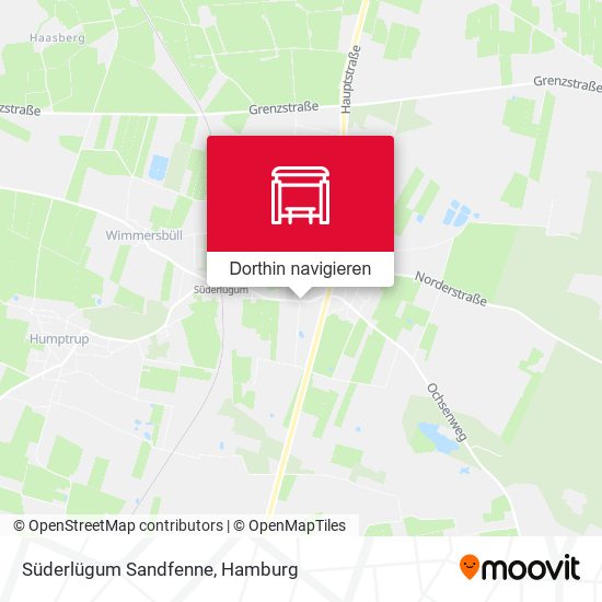 Süderlügum Sandfenne Karte