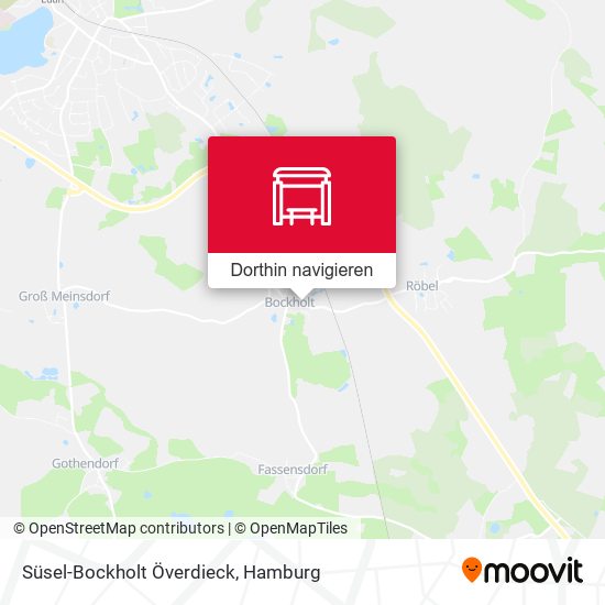 Süsel-Bockholt Överdieck Karte