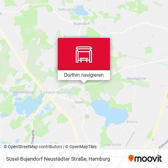 Süsel-Bujendorf Neustädter Straße Karte