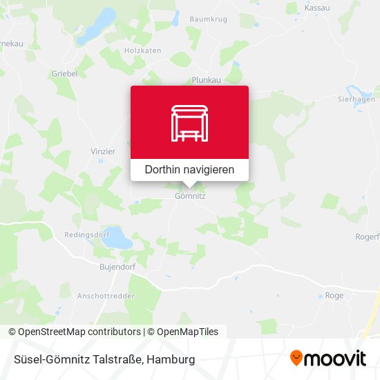 Süsel-Gömnitz Talstraße Karte