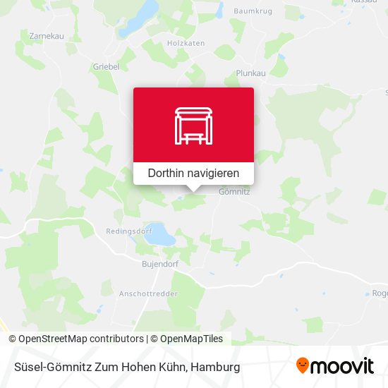 Süsel-Gömnitz Zum Hohen Kühn Karte