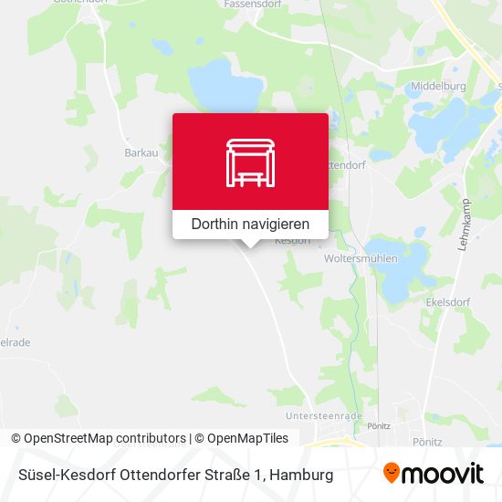Süsel-Kesdorf Ottendorfer Straße 1 Karte