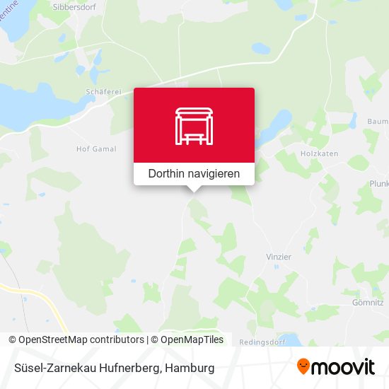Süsel-Zarnekau Hufnerberg Karte