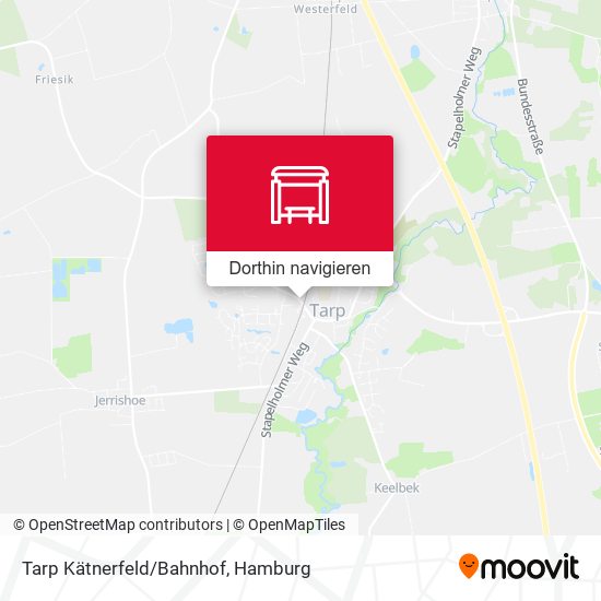 Tarp Kätnerfeld/Bahnhof Karte