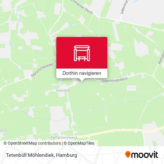 Tetenbüll Möhlendiek Karte