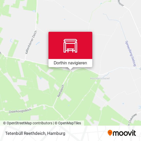 Tetenbüll Reethdeich Karte