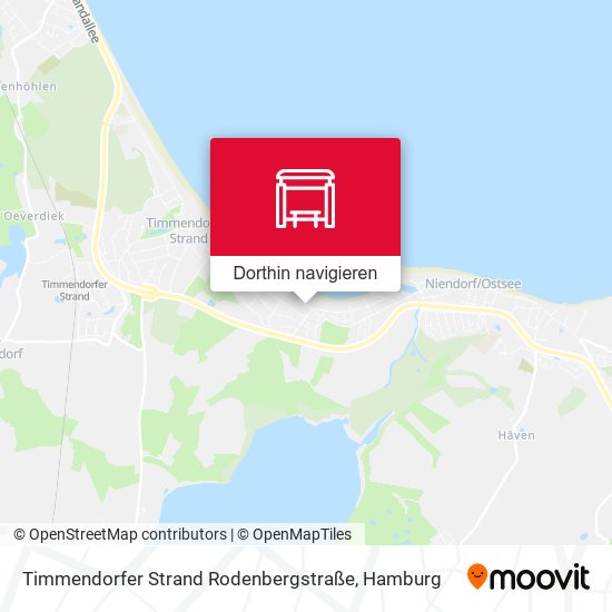 Timmendorfer Strand Rodenbergstraße Karte
