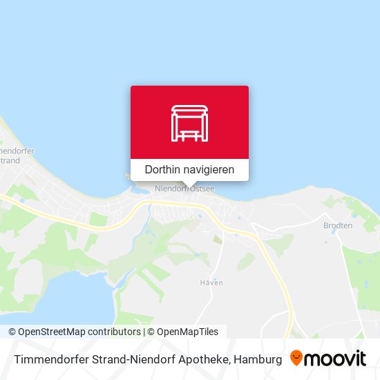 Timmendorfer Strand-Niendorf Apotheke Karte