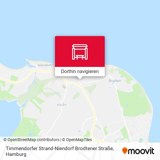 Timmendorfer Strand-Niendorf Brodtener Straße Karte