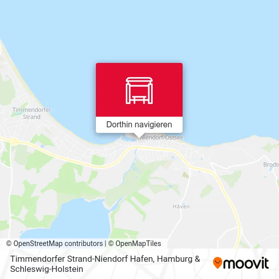 Timmendorfer Strand-Niendorf Hafen Karte