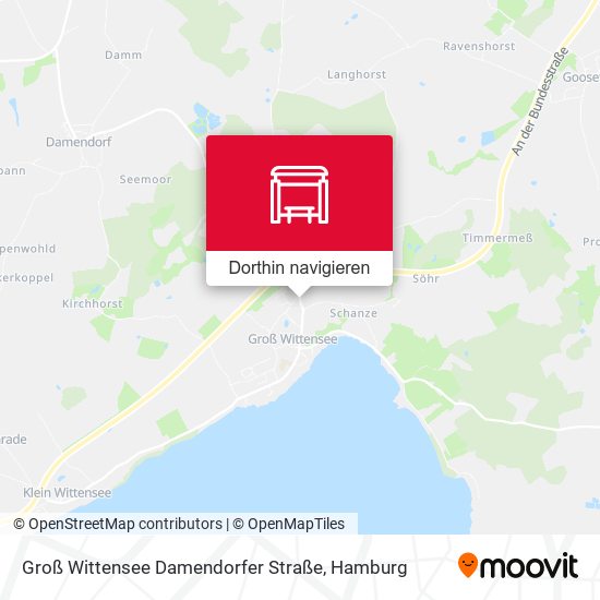 Groß Wittensee Damendorfer Straße Karte