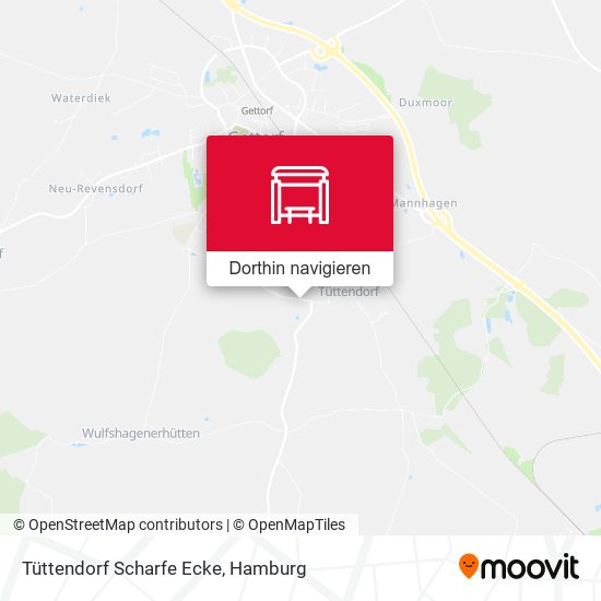 Tüttendorf Scharfe Ecke Karte
