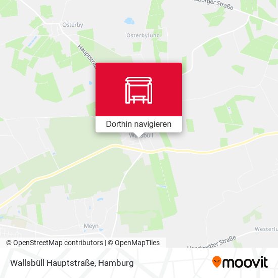 Wallsbüll Hauptstraße Karte