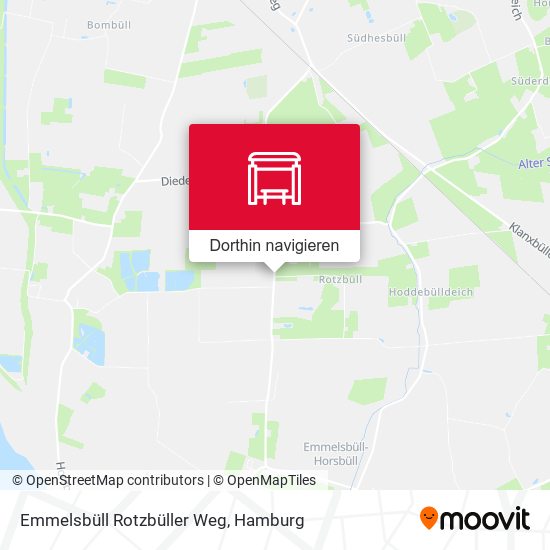 Emmelsbüll Rotzbüller Weg Karte