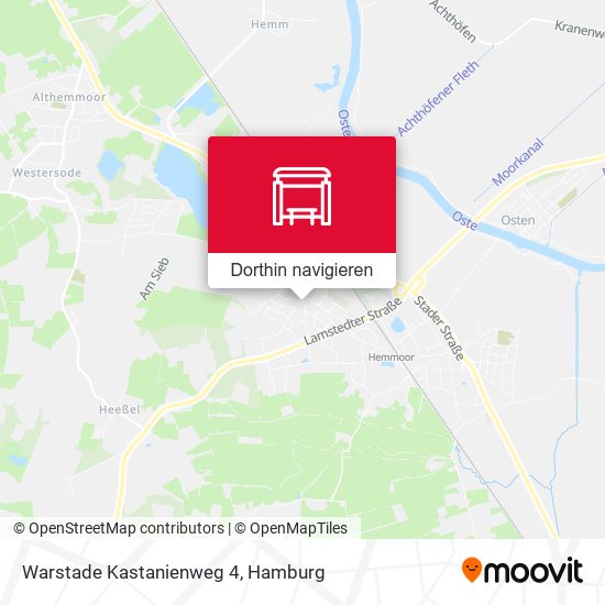 Warstade Kastanienweg 4 Karte