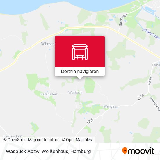 Wasbuck Abzw. Weißenhaus Karte
