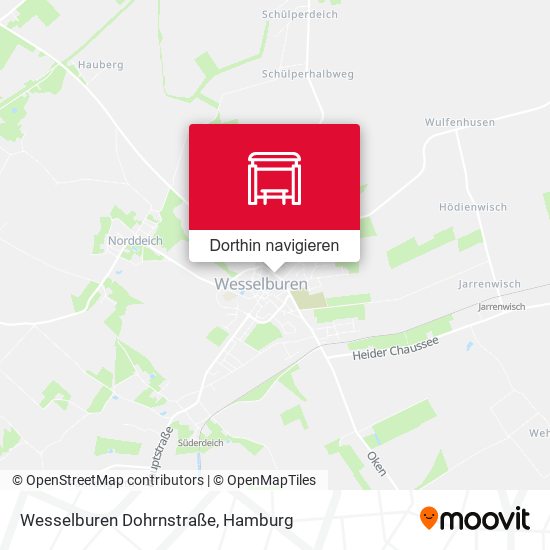 Wesselburen Dohrnstraße Karte