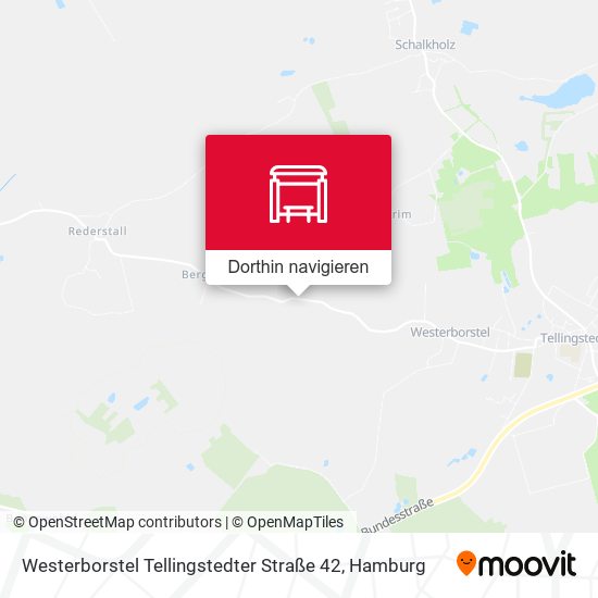 Westerborstel Tellingstedter Straße 42 Karte
