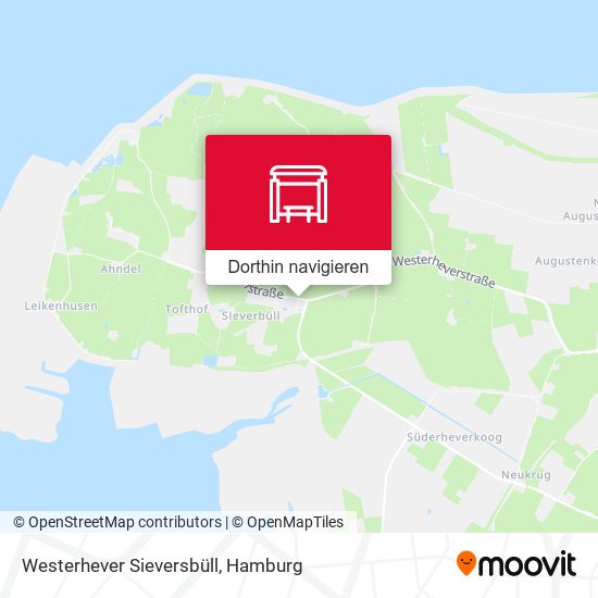 Westerhever Sieversbüll Karte