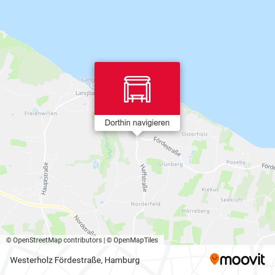 Westerholz Fördestraße Karte