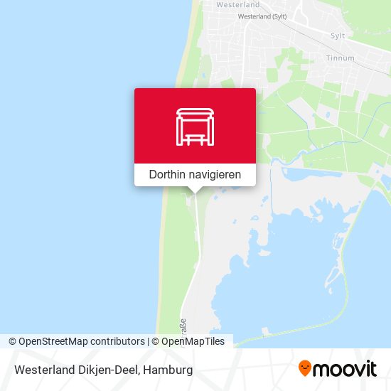 Westerland Dikjen-Deel Karte