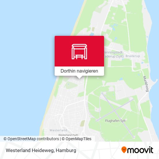 Westerland Heideweg Karte