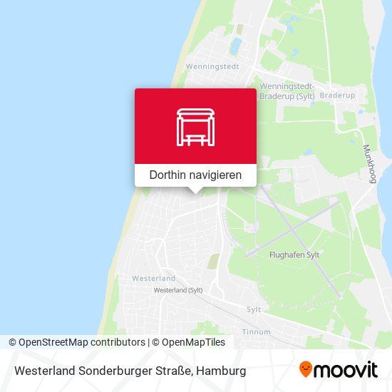 Westerland Sonderburger Straße Karte