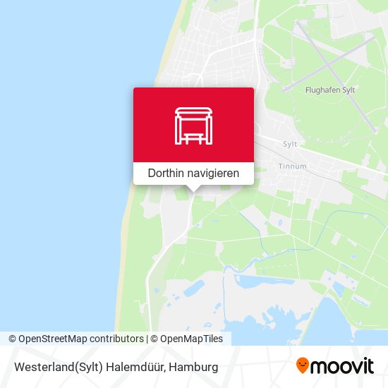 Westerland(Sylt) Halemdüür Karte