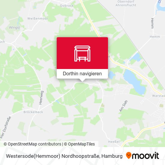 Westersode(Hemmoor) Nordhoopstraße Karte