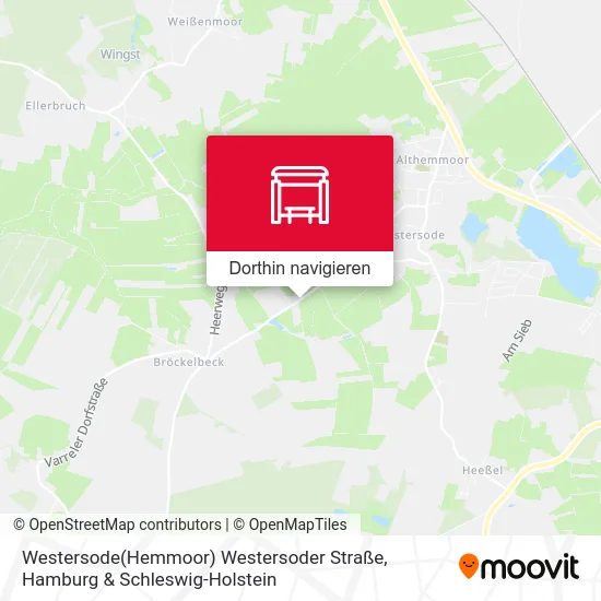 Westersode(Hemmoor) Westersoder Straße Karte
