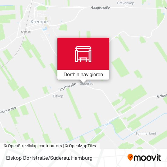 Elskop Dorfstraße/Süderau Karte