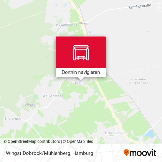 Wingst Dobrock/Mühlenberg Karte