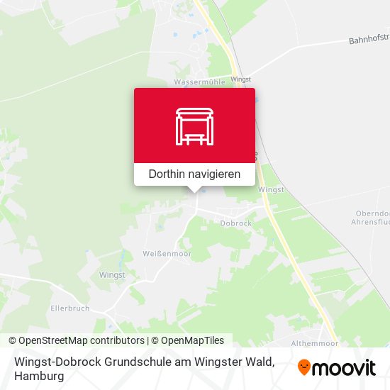 Wingst-Dobrock Grundschule am Wingster Wald Karte