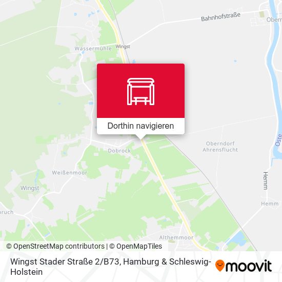 Wingst Stader Straße 2/B73 Karte