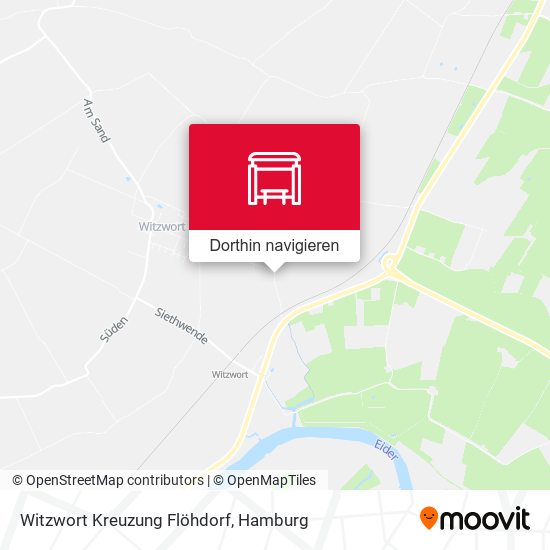 Witzwort Kreuzung Flöhdorf Karte