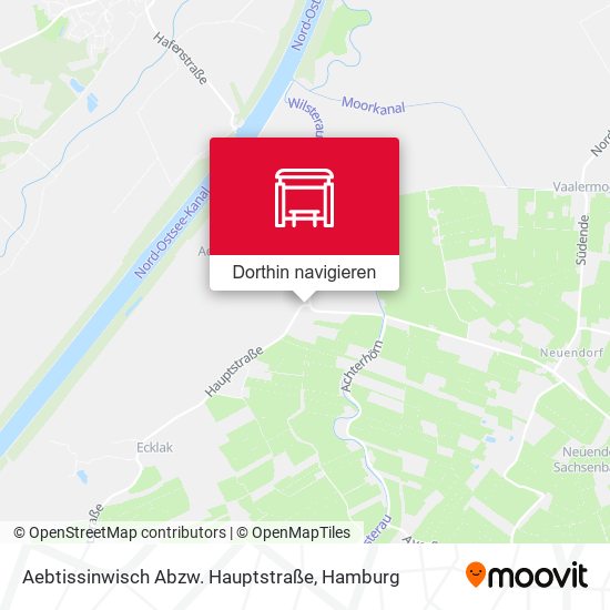Aebtissinwisch Abzw. Hauptstraße Karte
